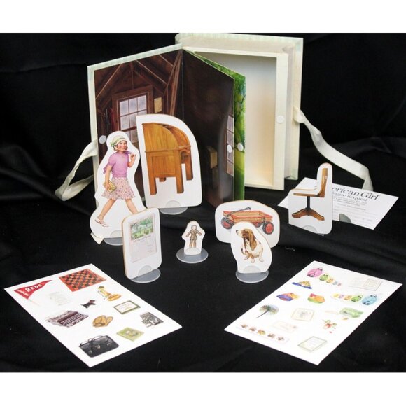 Hallmark American Girl Kit's Mini-World Playset Imaginative Play Cardboard Stand - Picture 1 of 15